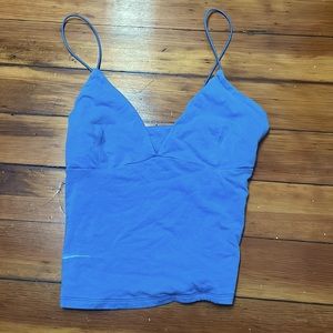 Me to We, blue, crop top